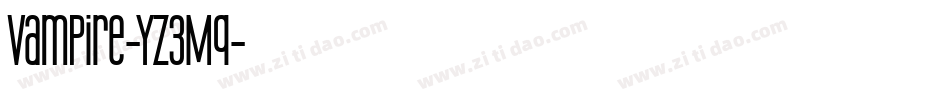Vampire-Yz3Mq字体转换