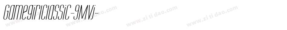 GamegirlClassic-9MVj字体转换