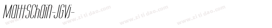 MatttsChain-JGVj字体转换
