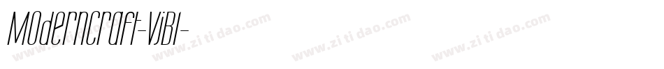 ModernCraft-VjBl字体转换 ModernCraft-VjBl字体转换