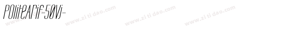 PoliteArif-50Vj字体转换