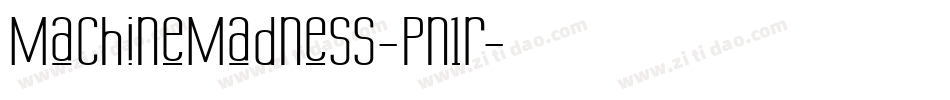 MachineMadness-pn1r字体转换