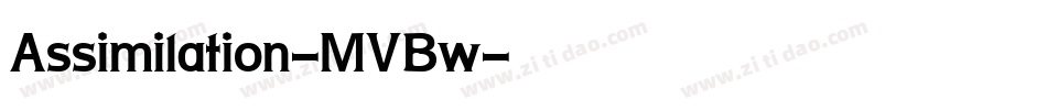 Assimilation-MVBw字体转换