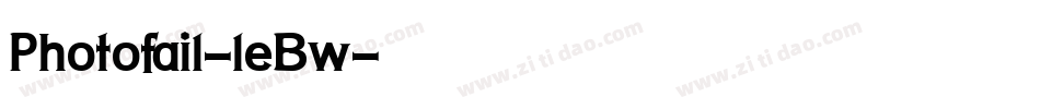 Photofail-leBw字体转换