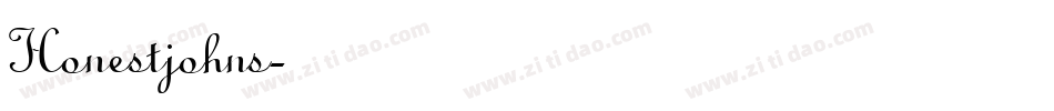 Honestjohns字体转换