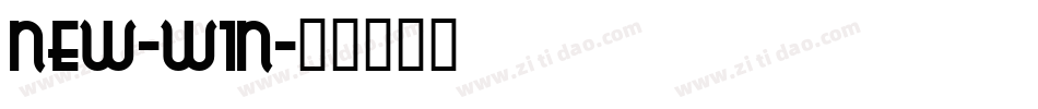 New-W1n字体转换