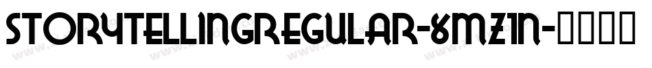 StoryTellingRegular-8MZ1n字体转换