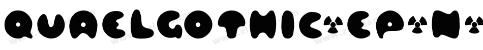 Quaelgothic-ep3n字体转换