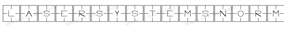 LaserSystemsNormal-d9jV字体转换