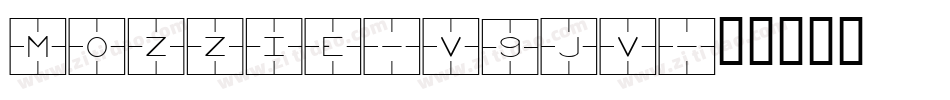 Mozzie-V9jV字体转换