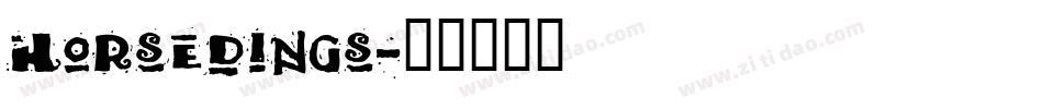 Horsedings字体转换