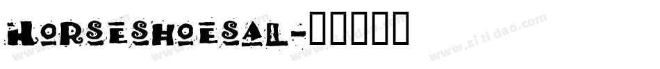 Horseshoesal字体转换