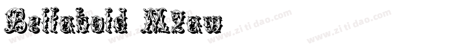 Beltabold-M2aw字体转换