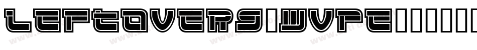 Leftovers-WVpE字体转换