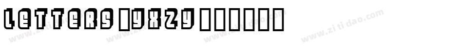 Letters-YXzy字体转换