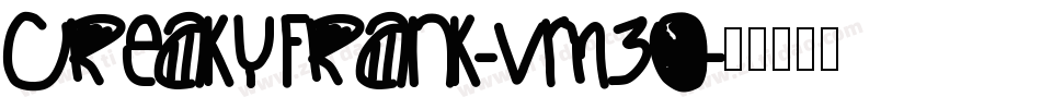 CreakyFrank-vm3O字体转换 CreakyFrank-vm3O字体转换