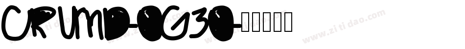 Crumb-OG3O字体转换