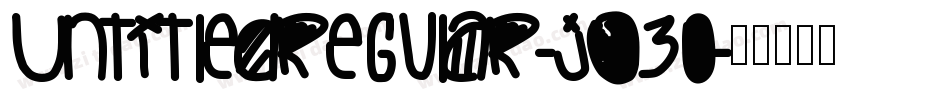 Untitledregular-JO3o字体转换 Untitledregular-JO3o字体转换