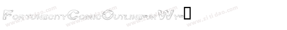 FortunecityComicOutline-jrWy字体转换