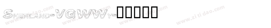 Sherland-VGWWy字体转换