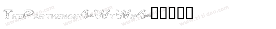 TheParthenon4-WyWn4字体转换