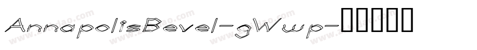 AnnapolisBevel-gWwp字体转换