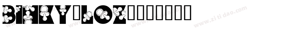 Binky-LOz5字体转换