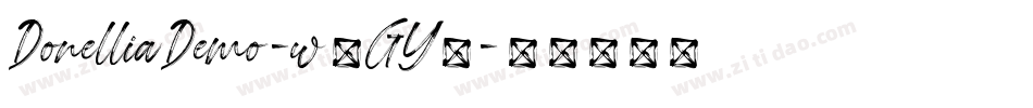 DonelliaDemo-w1GY8字体转换