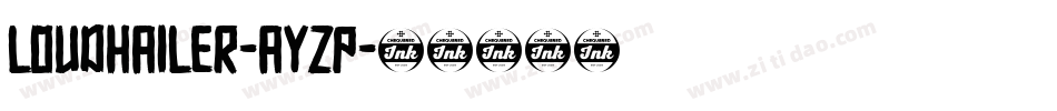 Loudhailer-AyZp字体转换