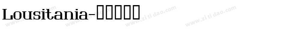 Lousitania字体转换