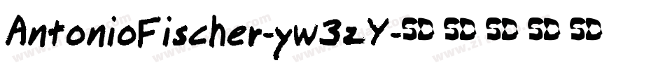 AntonioFischer-yw3zY字体转换