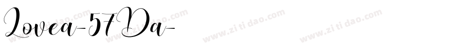 Lovea-57Da字体转换