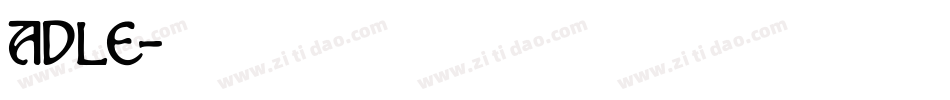ADLE字体转换