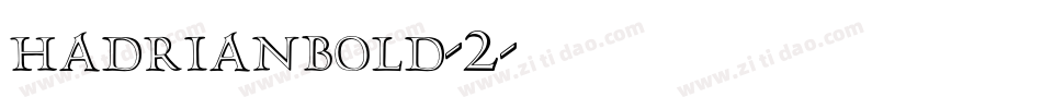 hadrianbold-2字体转换