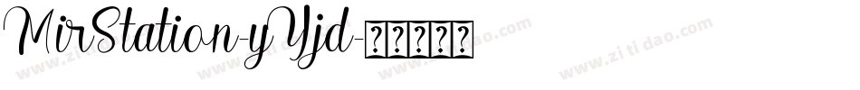 MirStation-yYjd字体转换
