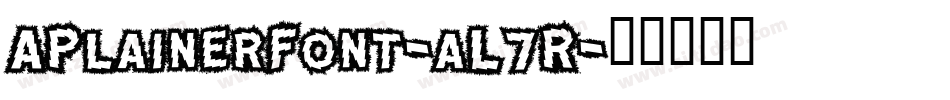 APlainerFont-aL7R字体转换