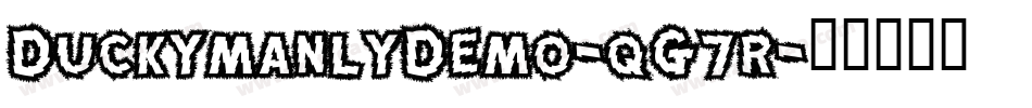 DuckymanlyDemo-qG7r字体转换