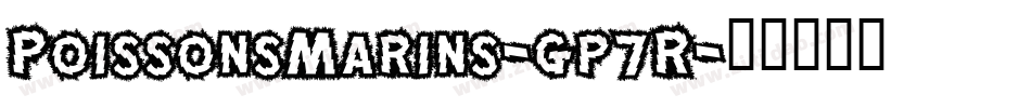 PoissonsMarins-gp7R字体转换