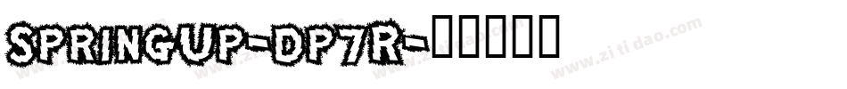 SpringUp-dp7R字体转换 SpringUp-dp7R字体转换