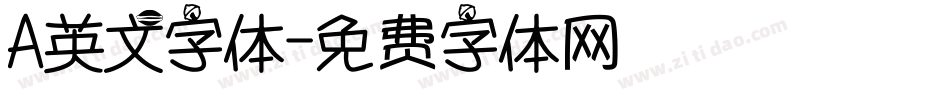 A英文字体字体转换