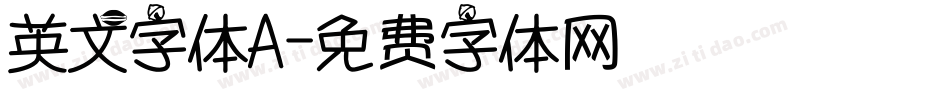 英文字体A字体转换
