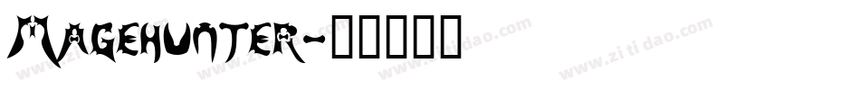 Magehunter字体转换