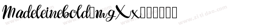 Madeleinebold-mgXx字体转换