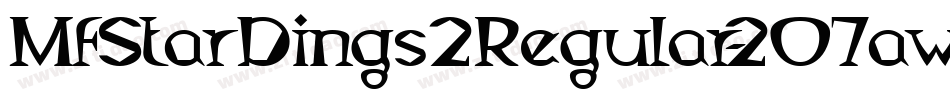 MfStarDings2Regular-2O7aw字体转换