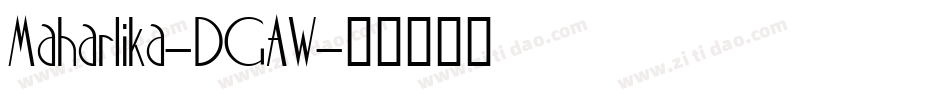 Maharlika-DGAW字体转换
