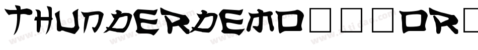 ThunderDemo-09or字体转换