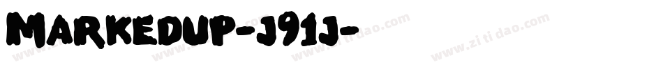 Markedup-j91j字体转换