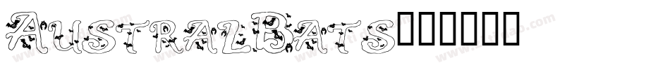 AustralBats字体转换