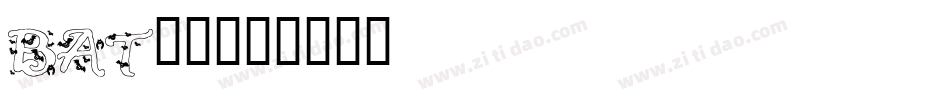 bat字库字体转换