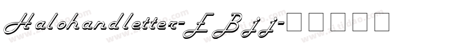 Halohandletter-EBjj字体转换